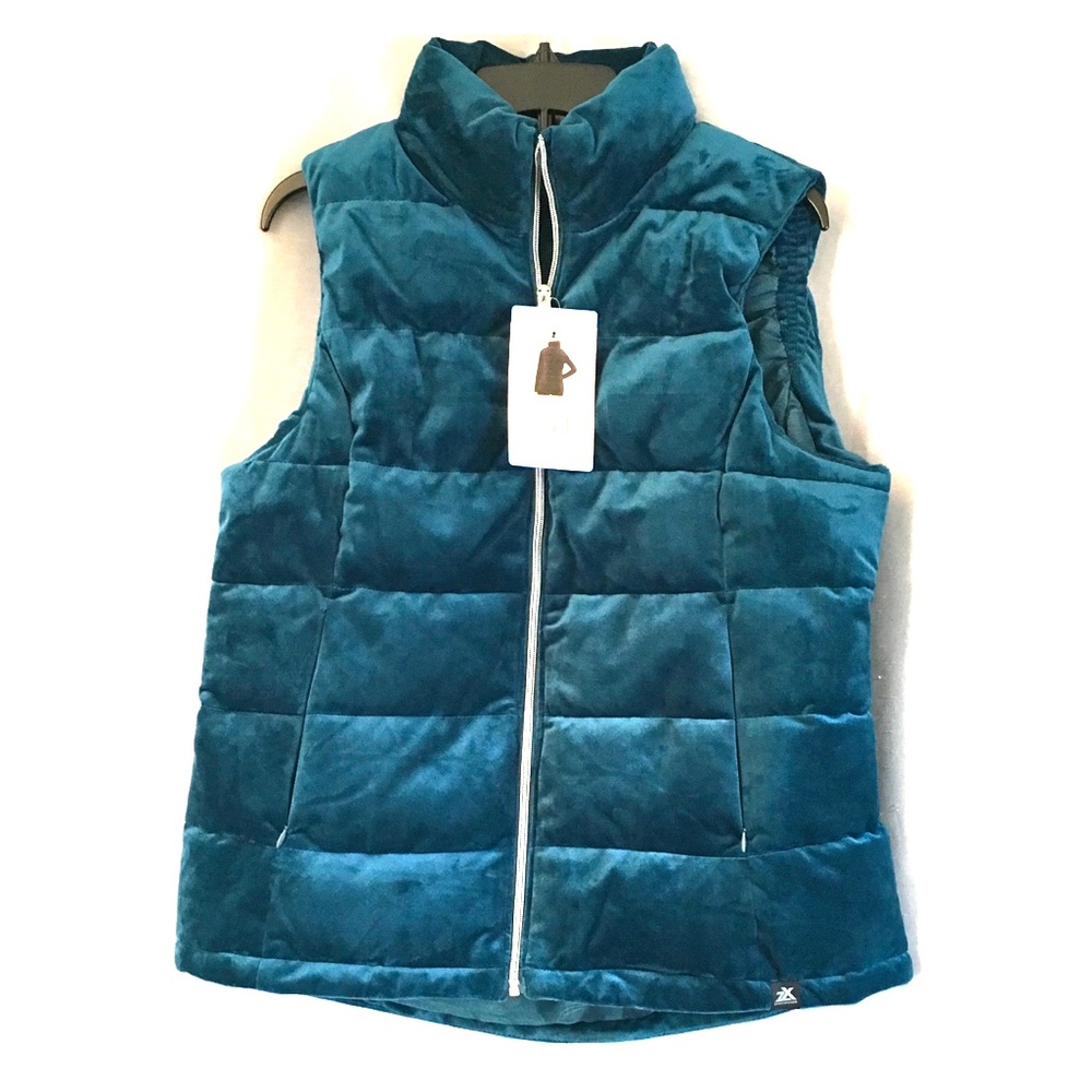🔥Zeroxposur NWT Quilted Teal Vest